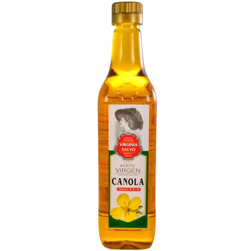 Aceite de canola extra virgen VIRGINIA SALVO 500 cc