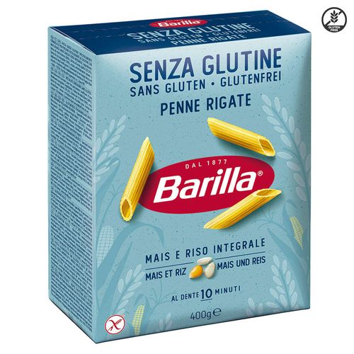 Fideos BARILLA penne rigate sin gluten 400 g