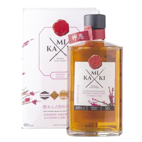 Whisky japonés KAMIKI Sakura Wood 500 ml