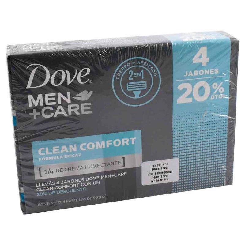 Jabon-de-tocador-DOVE-Men---Care-Clean-Comfort-90-g-0