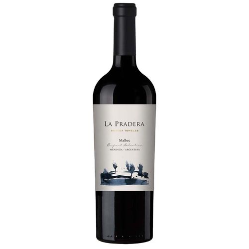 Vino tinto malbec LA PRADERA 750 cc