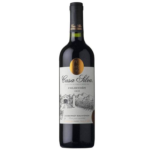 Vino Cabernet Sauvignon CASA SILVA Colección Tinto 750 cc