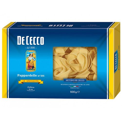 Fideos pappardelle DE CECCO de trigo duro 500 g