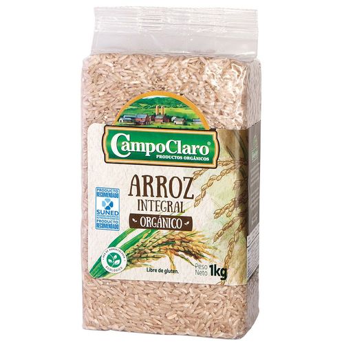 Arroz orgánico integral CAMPOCLARO 1 kg