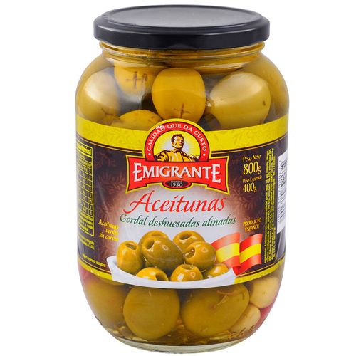 Aceitunas gordal EMIGRANTE sin carozo 850 g