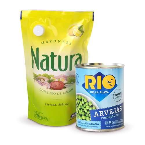 Mayonesa NATURA 500 cc + arveja 300 g