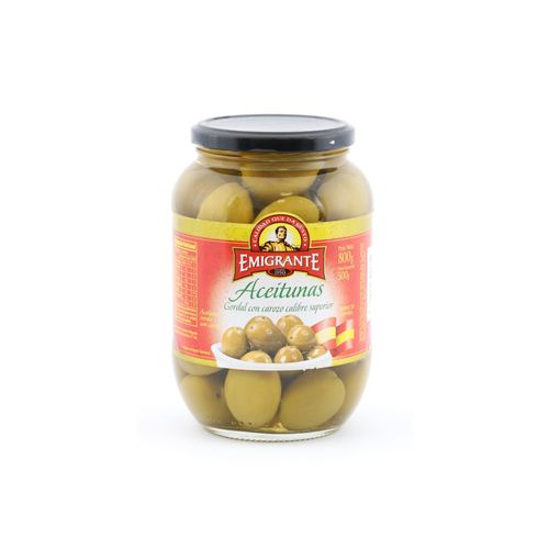 Aceitunas con carozo gordal EMIGRANTE 500 g