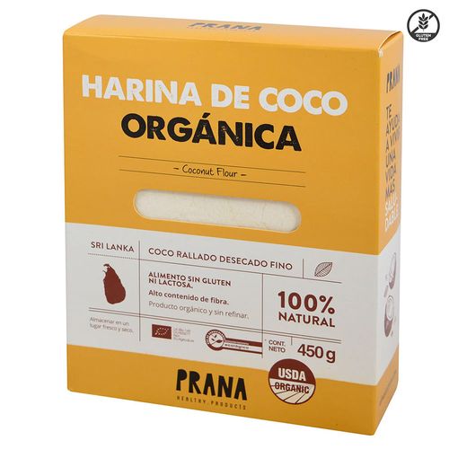 Harina de coco orgánica PRANA 450 g