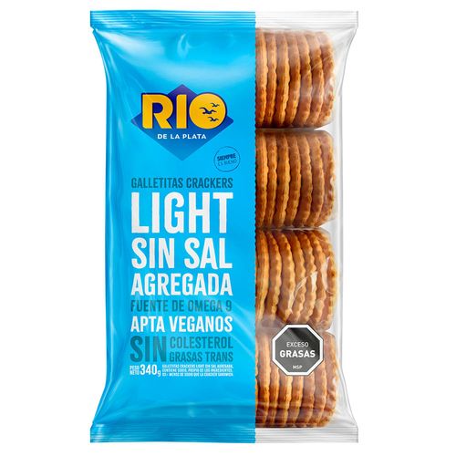 Galletas Cracker veganas sin sal RIO DE LA PLATA 340 g