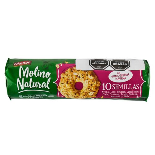 Galletitas Molino Natural con semillas OKEBON 231 g