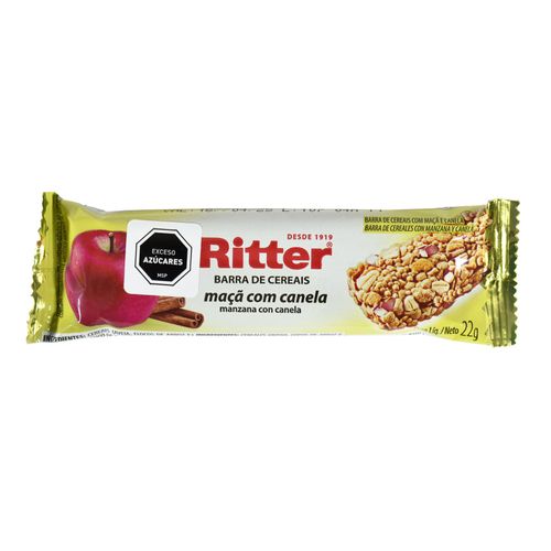 Barrita Cereal RITTER Manzana y Canela 22 g