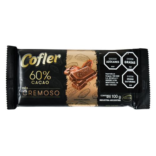 Chocolate COFLER 60 % Cacao 100 g