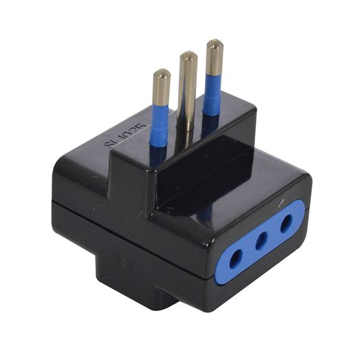 Adaptador modular c/seg Mod. SL1025 negro HOME LEADER