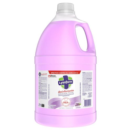 Limpiador líquido LYSOFORM solución total lavanda 4 L