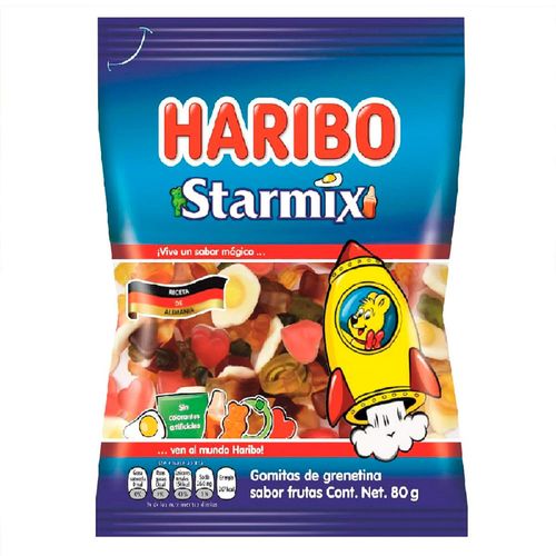 Gomas gelatinas HARIBO starmix bl 80 g