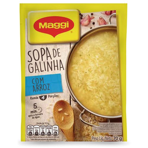 Sopa pollo con arroz MAGGI 70 g