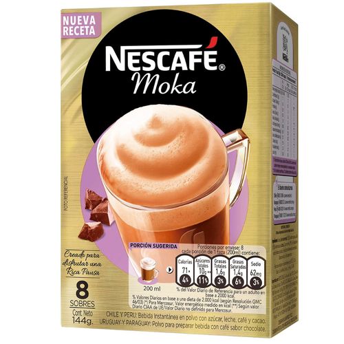 Cappuccino NESCAFÉ moka vienés 8 un.