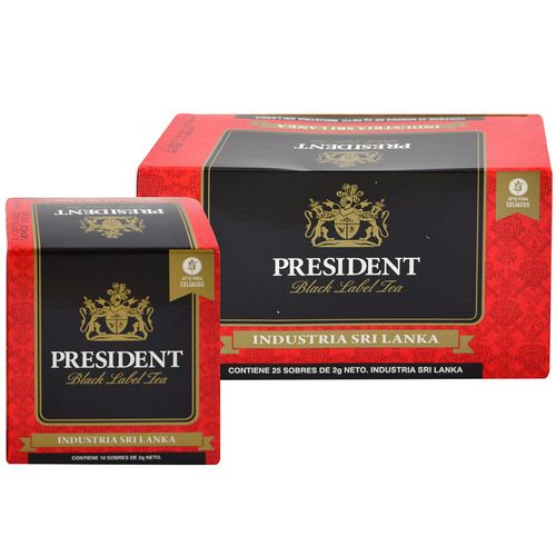 Te President 25 sobres + 10 sobres de regalo