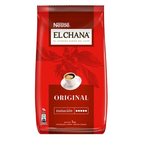 Café molido EL CHANÁ glaseado 1 kg