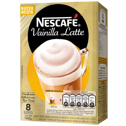 Cappuccino NESCAFÉ vainilla 8 sobres