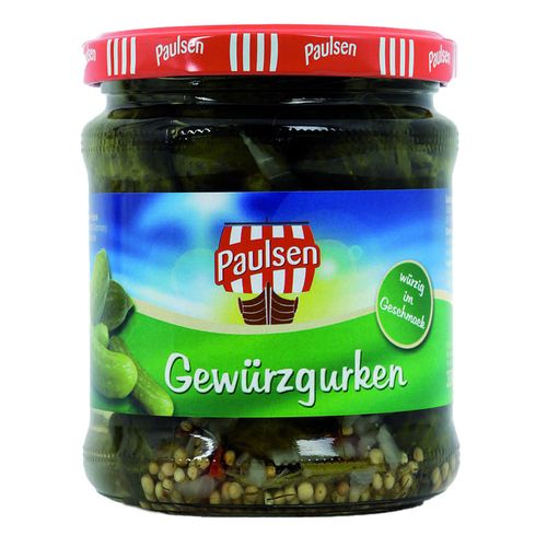 Pepinillos gherkins PAULSEN 330 g