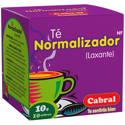 Té CABRAL laxante normalizador 10 un.