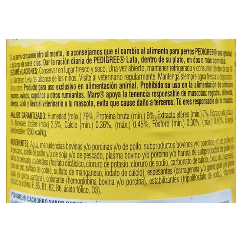 Alimento-para-perros-PEDIGREE-Cachorro-carne-340-g-0