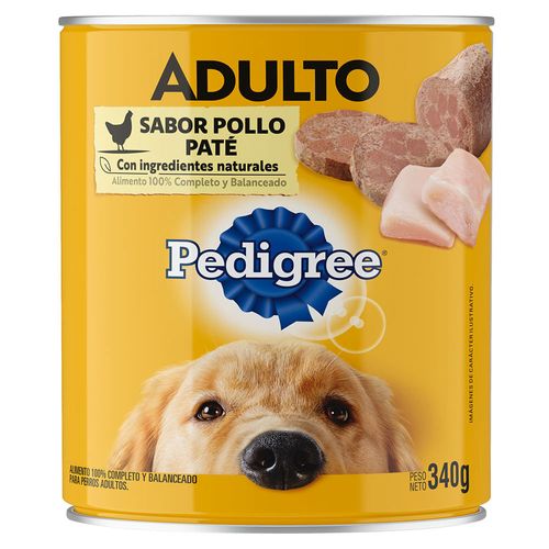Alimento para perros PEDIGREE pollo 340 gr