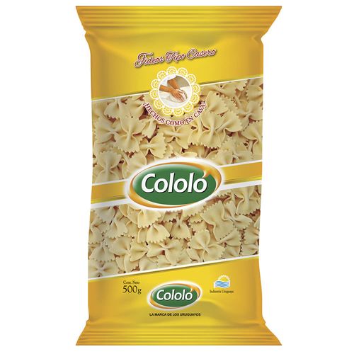 Fideos COLOLÓ Corbatas Tipo Casero 500 g