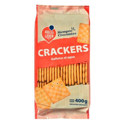 Galletas crackers al agua PRECIO LÍDER 400 g