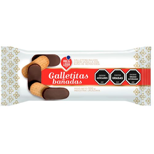 Galletitas bañadas PRECIO LÍDER 100 g