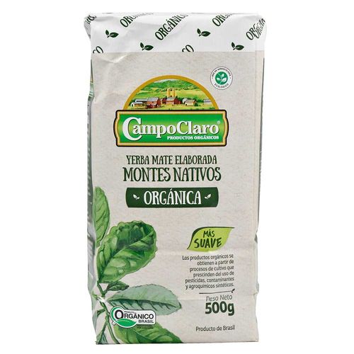 Yerba orgánica CAMPOCLARO montes nativos 500 g
