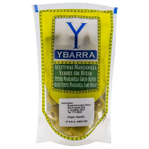 Aceitunas sin carozo verdes YBARRA 75 g