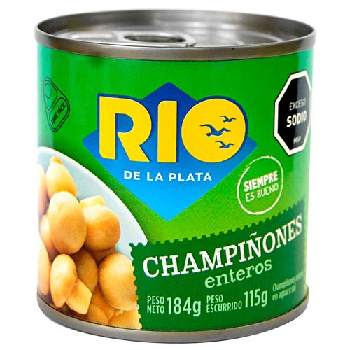 Champiñones enteros RIO DE LA PLATA 184 g