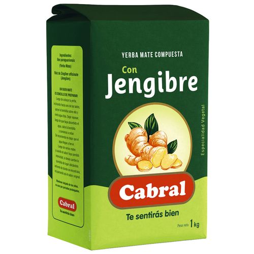 Yerba compuesta CABRAL con jengibre 1 kg