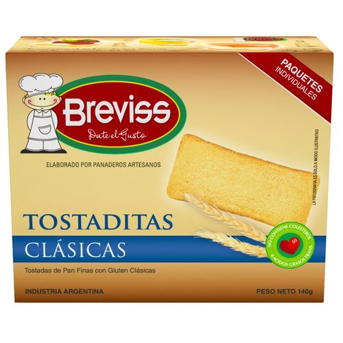 Tostaditas clásicas BREVISS 140 g