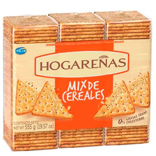 Galletas HOGAREÑAS mix cereales 555 g