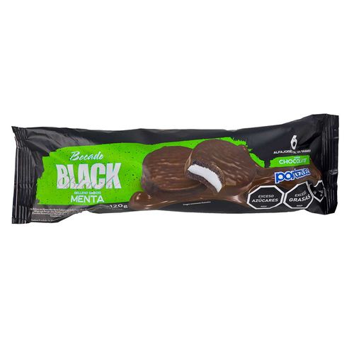 Pack x6 bocado Black PORTEZUELO menta 120g