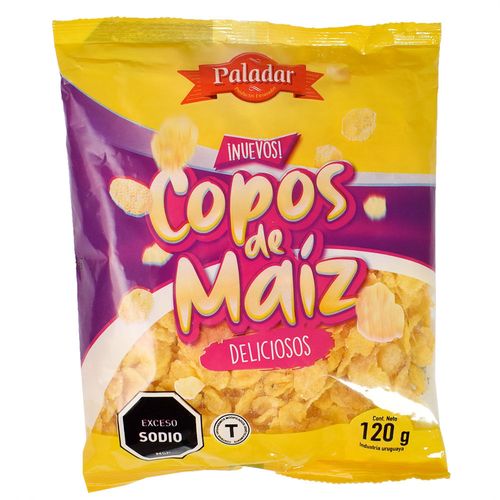 Copos de maíz PALADAR naturales 120 g