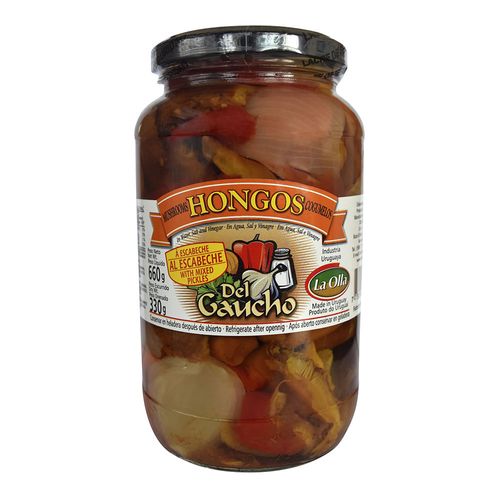 Hongos en escabeche DEL GAUCHO 660 g