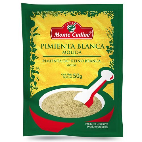 Pimienta blanca MONTE CUDINE molida 50 g