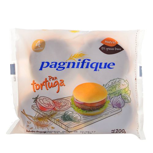 Pan tortuga PAGNIFIQUE 4 un. 200 g