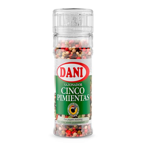 Cinco pimientas con molinillo DANI 40 g