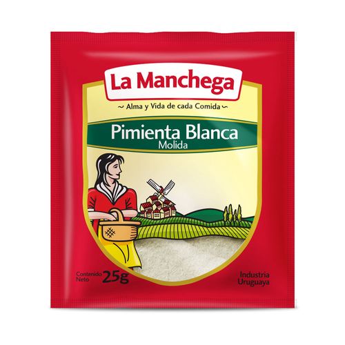 Pimienta blanca LA MANCHEGA molida 25 g