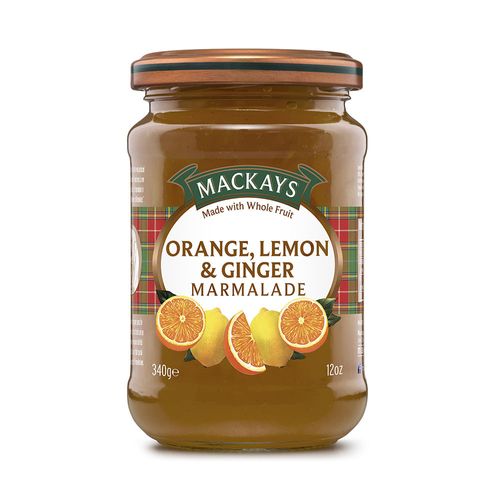 Mermelada MACKAYS orange, lemon y gonger 340 g