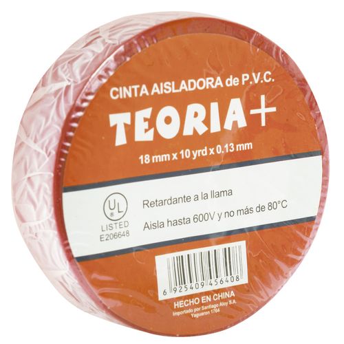 Cinta aisladora TEORIA+ negra