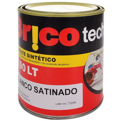 Esmalte sintético blanco satinado BR!CO-TECH 900 ml