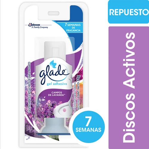 Desodorante inodoro GLADE Adhesivo lavanda repuesto