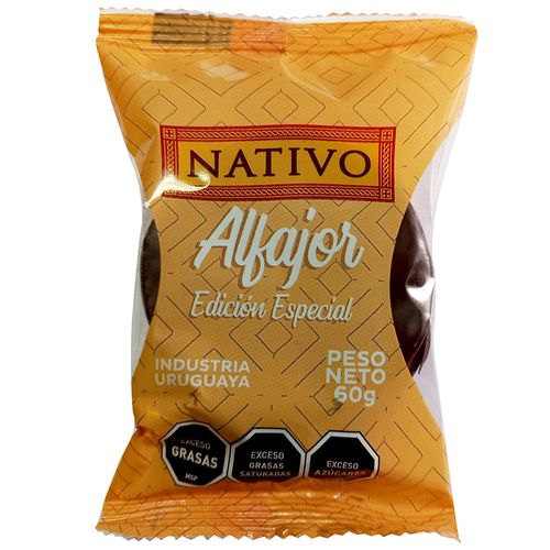 Alfajor bañado NATIVO 60 g