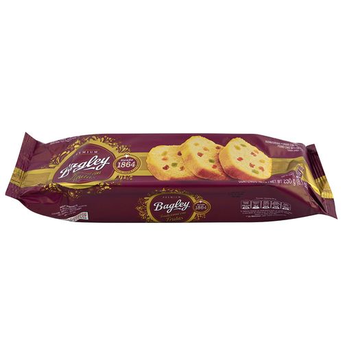 Budín ingles Bagley con fruta 230 g